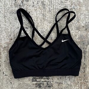 Nike black sports bra